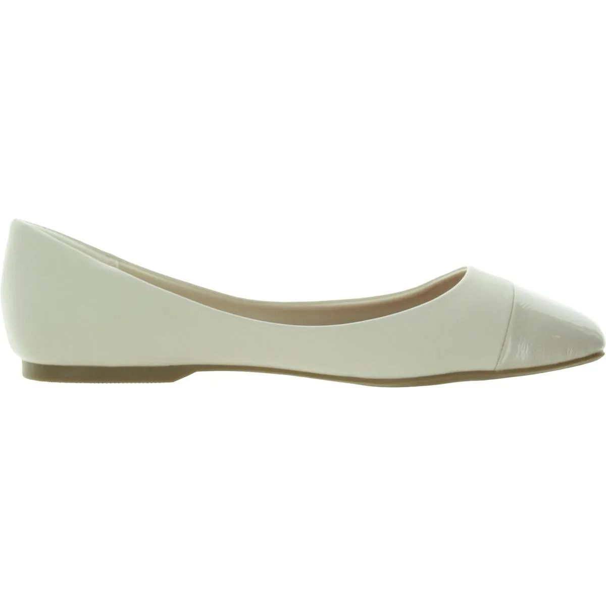 MELINDA Womens Round toe Patent Flat Shoes