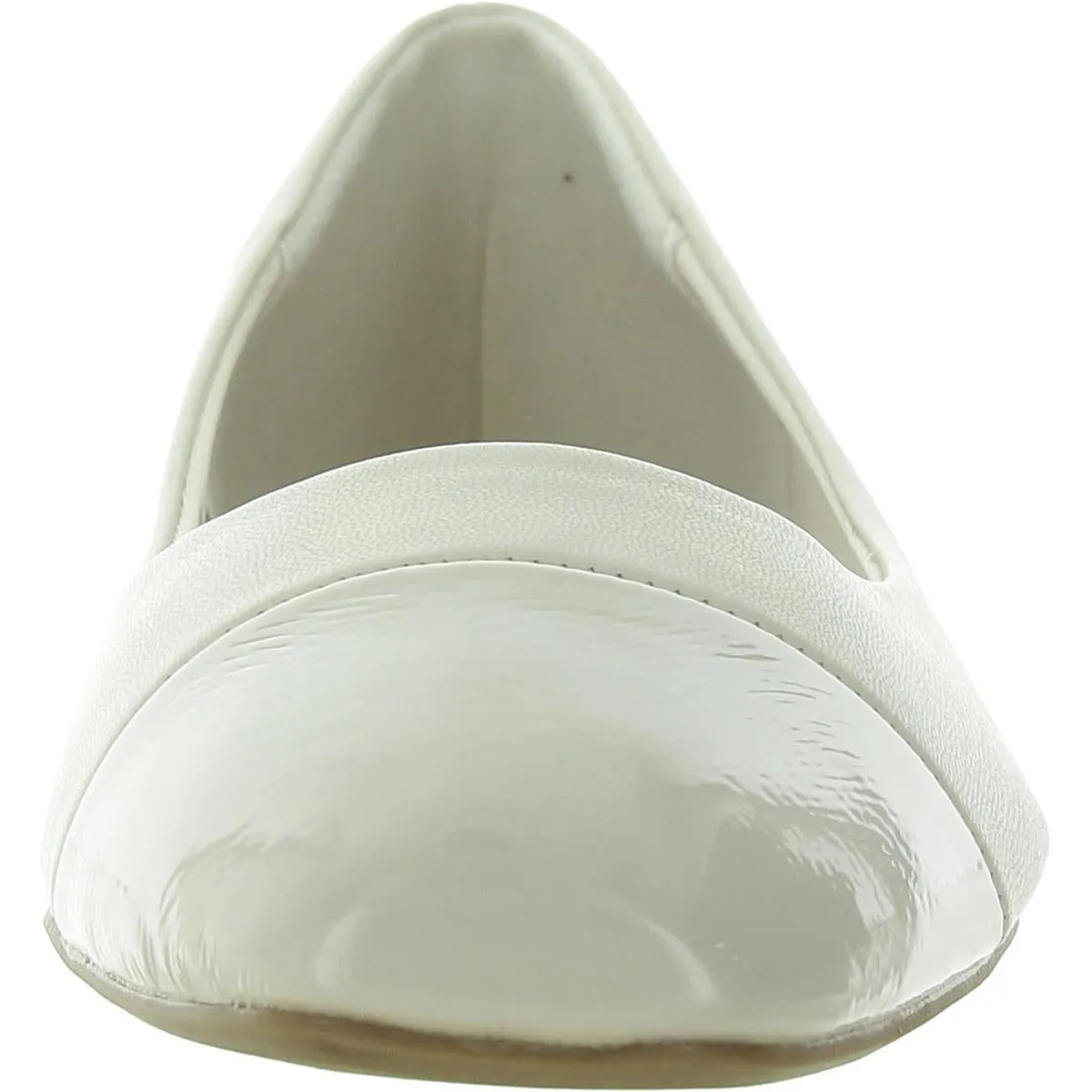 MELINDA Womens Round toe Patent Flat Shoes