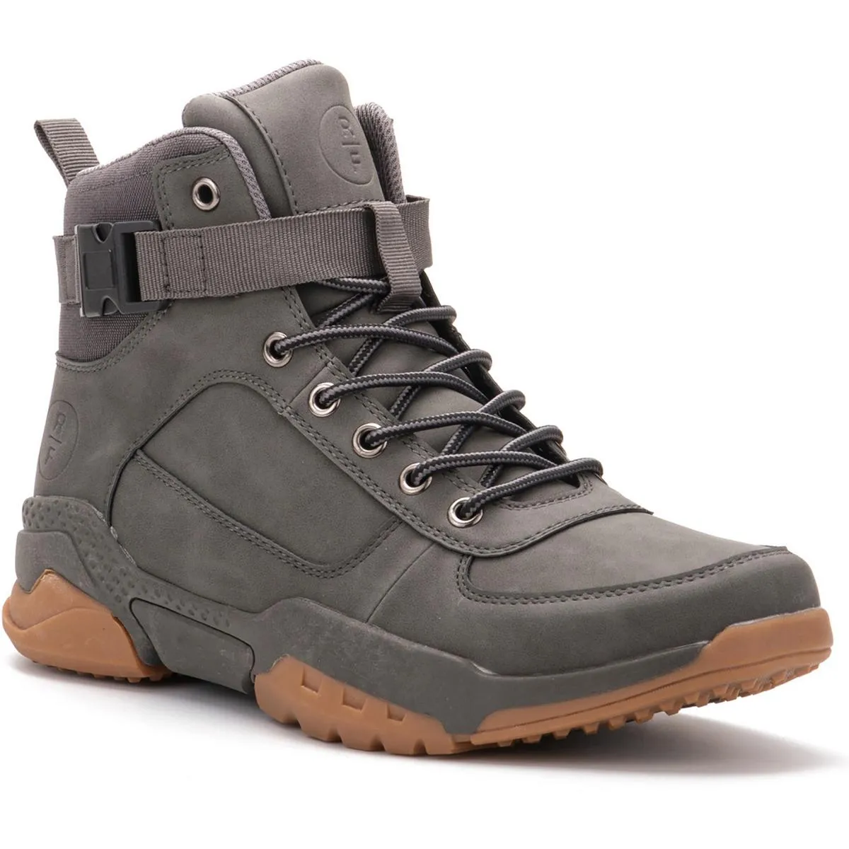 Mens Buckle Manmade Work & Safety Shoes