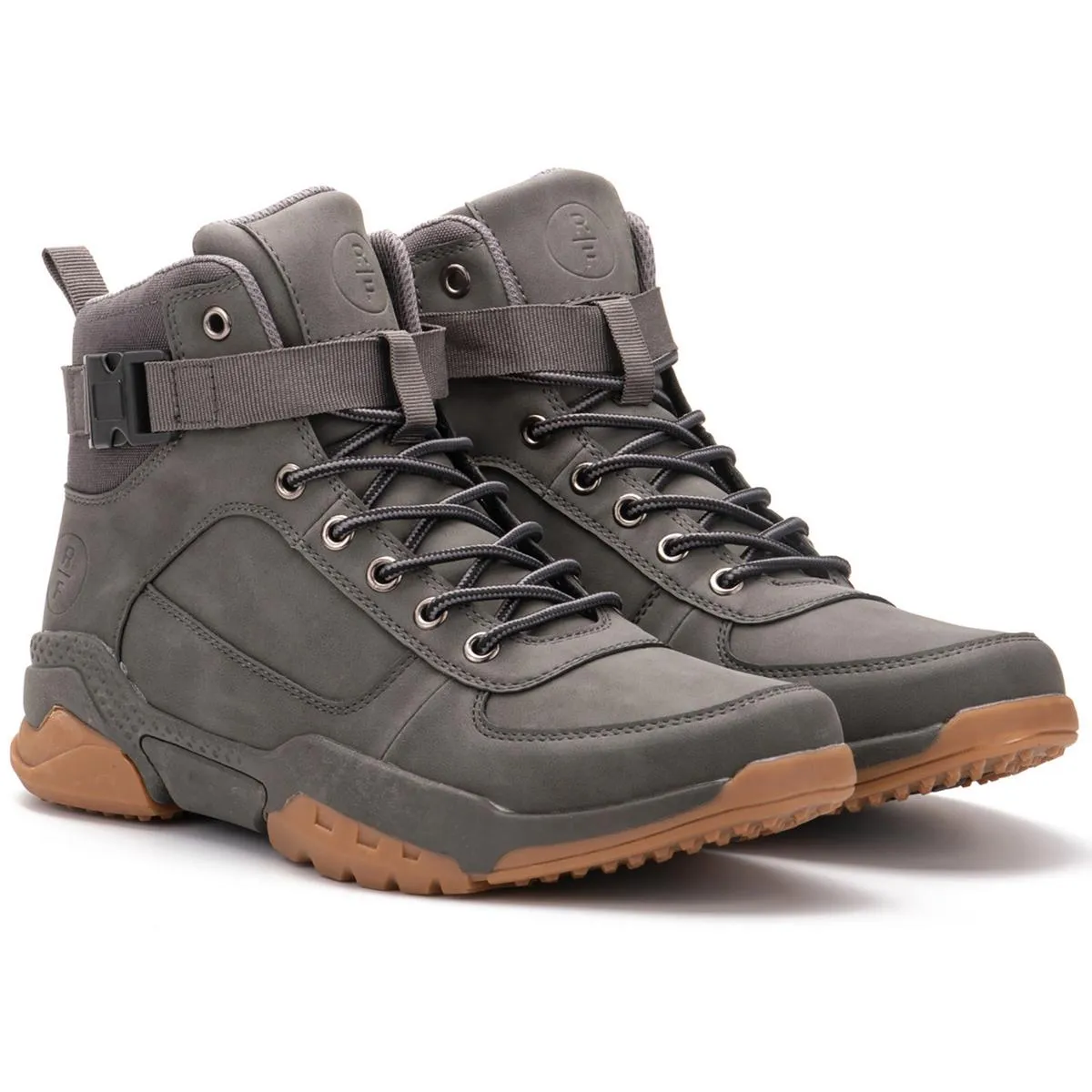 Mens Buckle Manmade Work & Safety Shoes