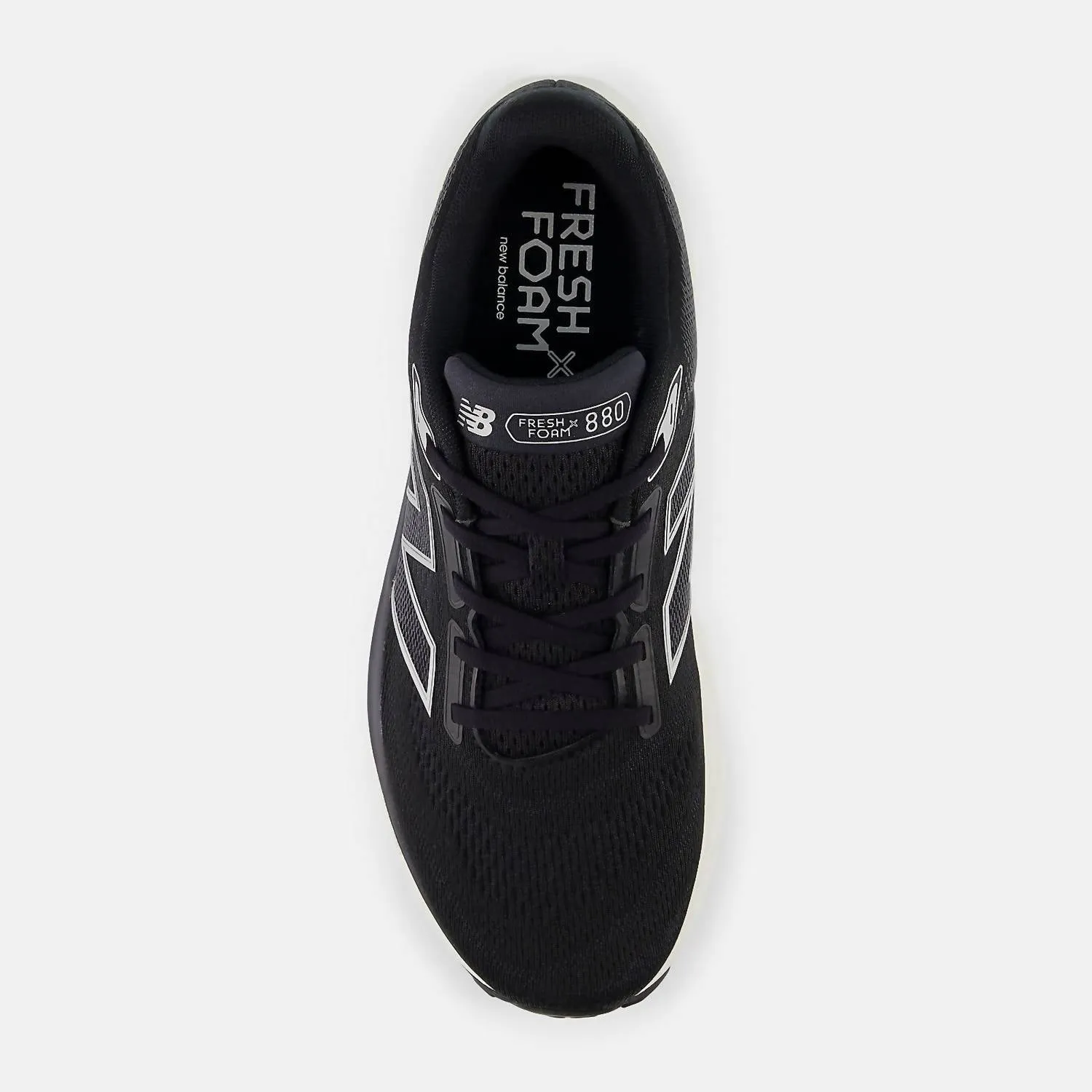 Men's Fresh Foam 880V14 Running Shoes In Black/white