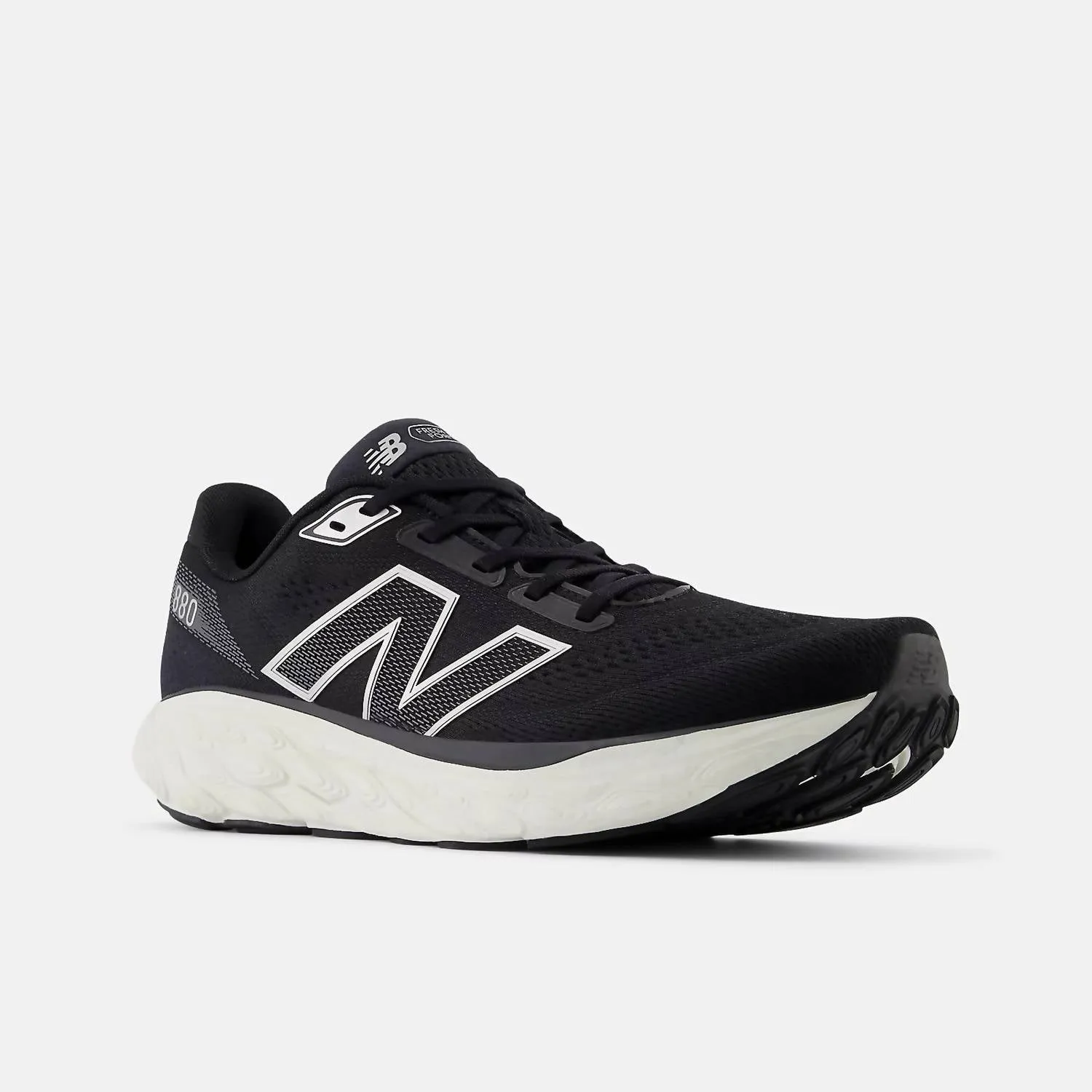 Men's Fresh Foam 880V14 Running Shoes In Black/white