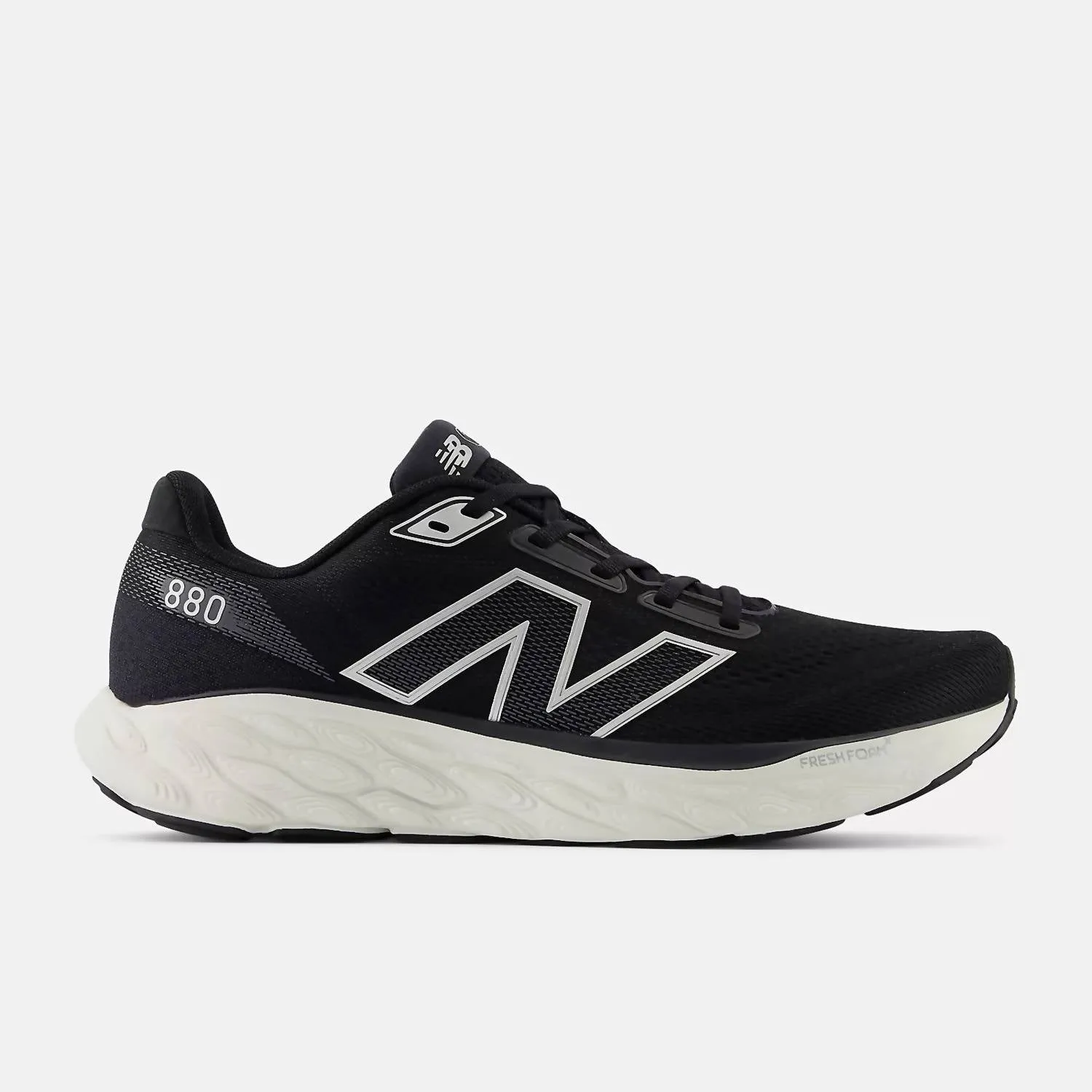 Men's Fresh Foam 880V14 Running Shoes In Black/white