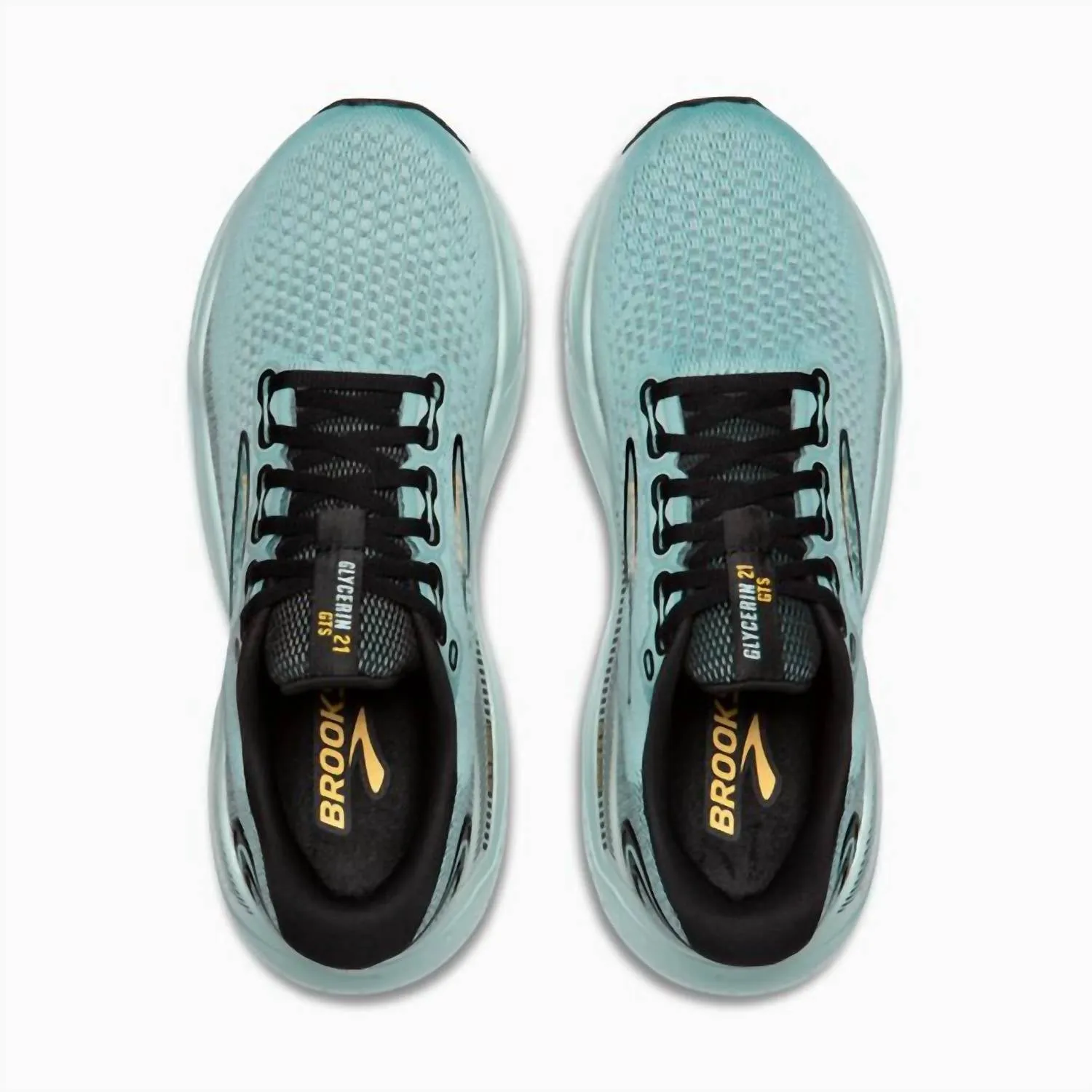 Men's Glycerin Gts 21 Shoes In Cloud/black/gold
