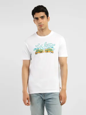 Men's Graphic Print Crew Neck T-shirt