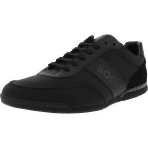 Mens Lace-Up Suede Casual And Fashion Sneakers