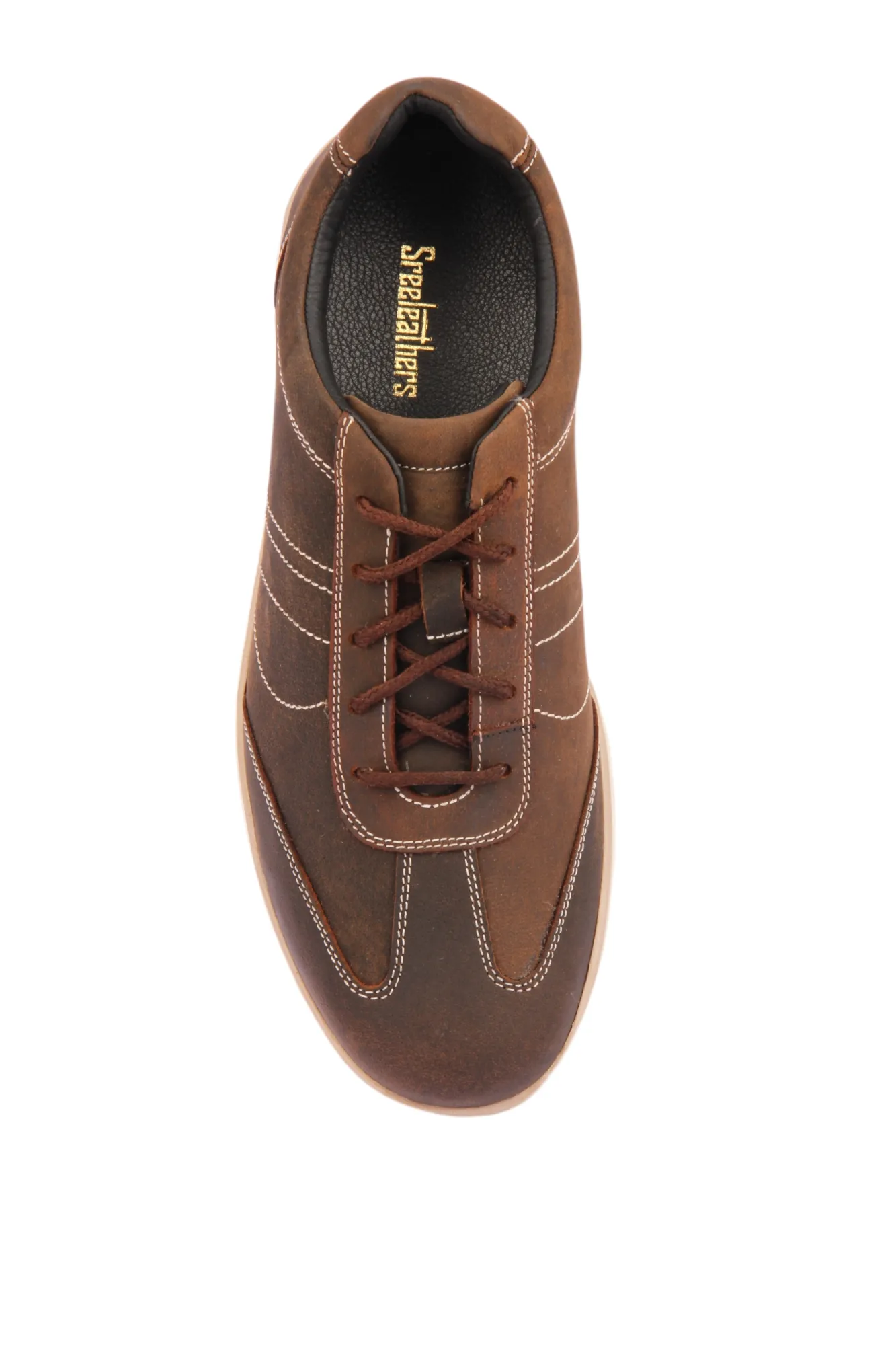 MENS LEATHER CASUAL SHOE 95652