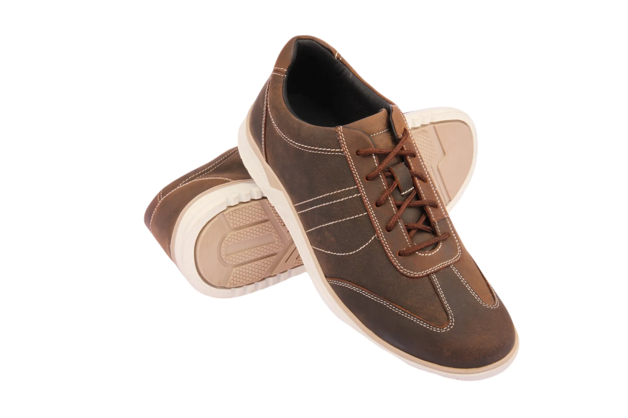 MENS LEATHER CASUAL SHOE 95652