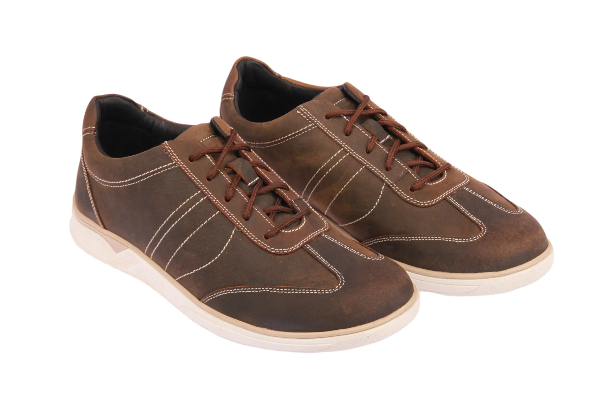 MENS LEATHER CASUAL SHOE 95652