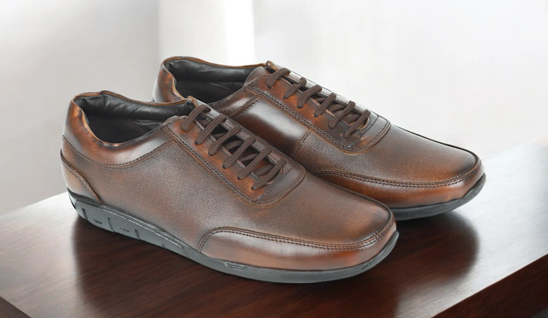 Mens Leather Casual Shoe 996556