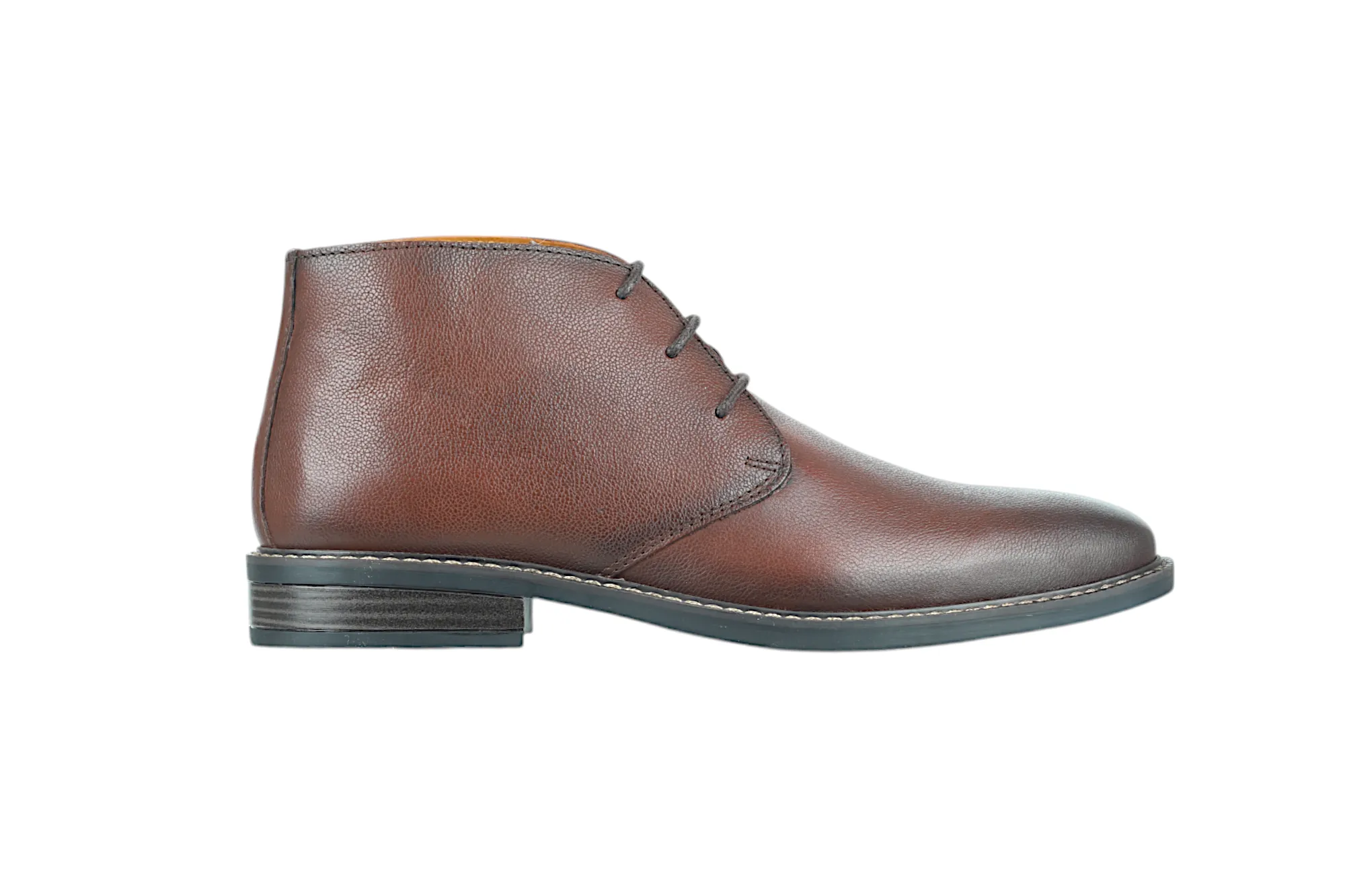 Mens Premium Leather Casual Boot Shoe 91531