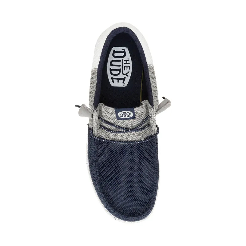 Men's Wally Tri Varsity Mesh Navy/Grey