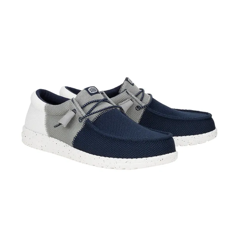 Men's Wally Tri Varsity Mesh Navy/Grey