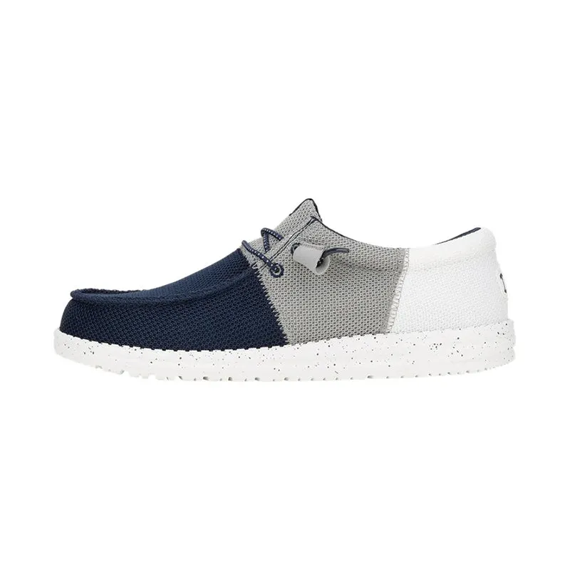 Men's Wally Tri Varsity Mesh Navy/Grey