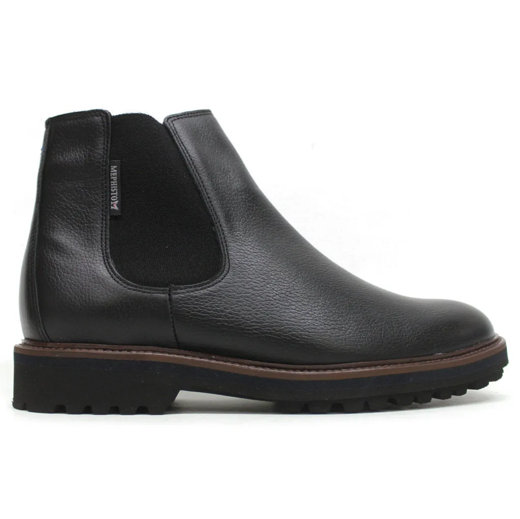 Mephisto Benson Full Grain Leather Men's Ankle Chelsea Boots