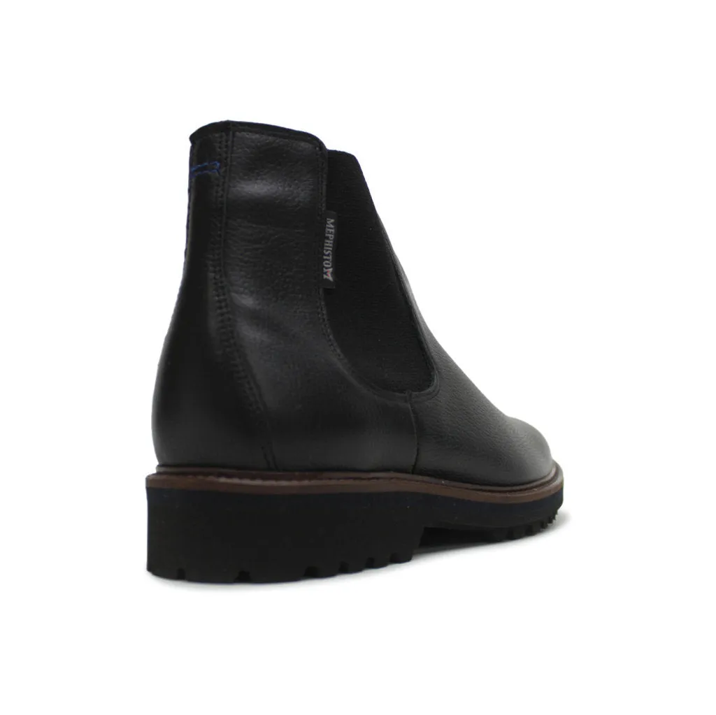 Mephisto Benson Full Grain Leather Men's Ankle Chelsea Boots