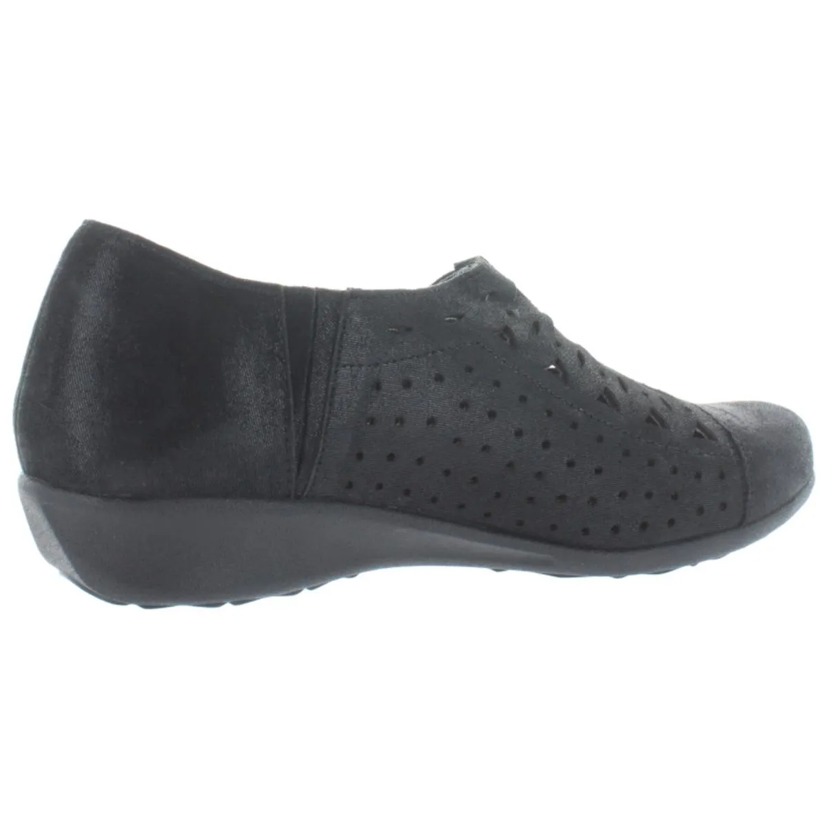 Metro Womens Leather Zip-On Casual Shoes