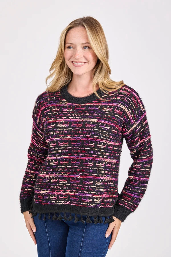 Mudflower Fancy Stitch Jumper