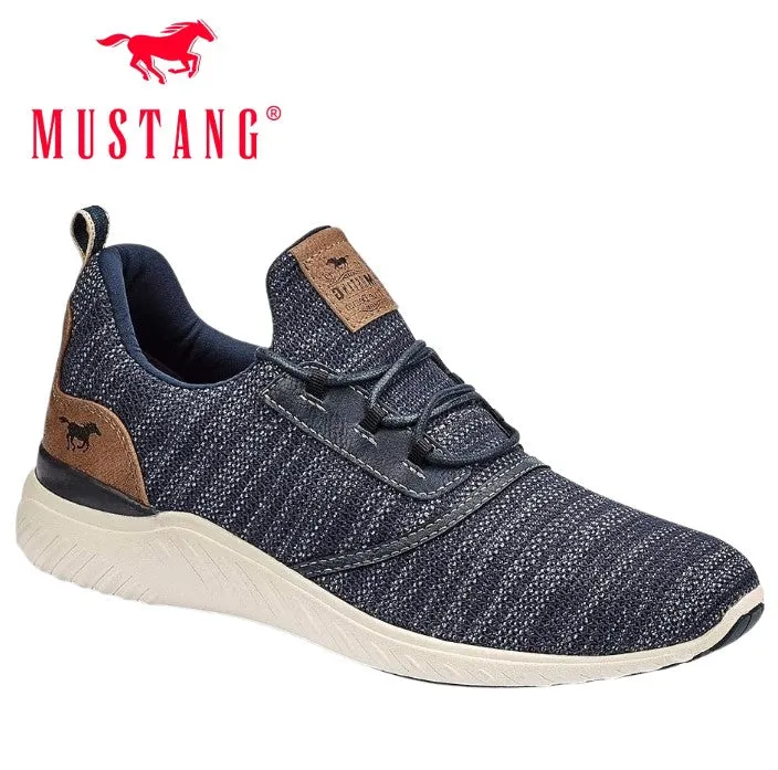 Mustang Mesh Style Lightweight Runners Navy