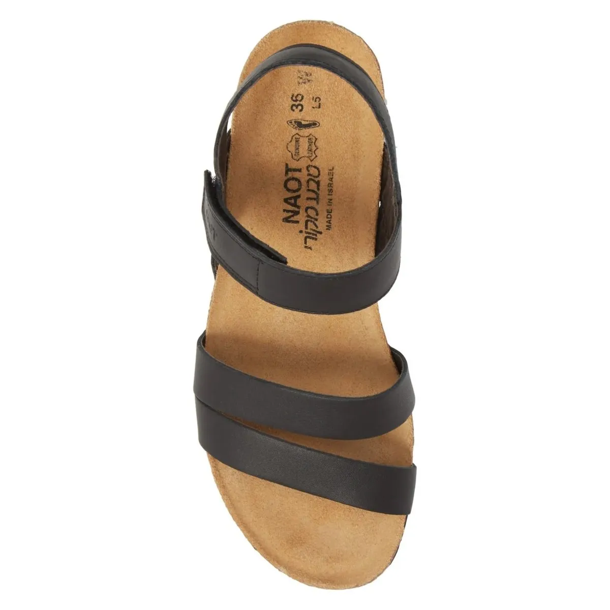 Naot Women's Kayla Black Leather