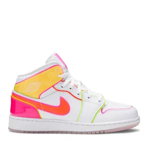 NIKE AIR JORDAN1 MID GS EDGE GLOW