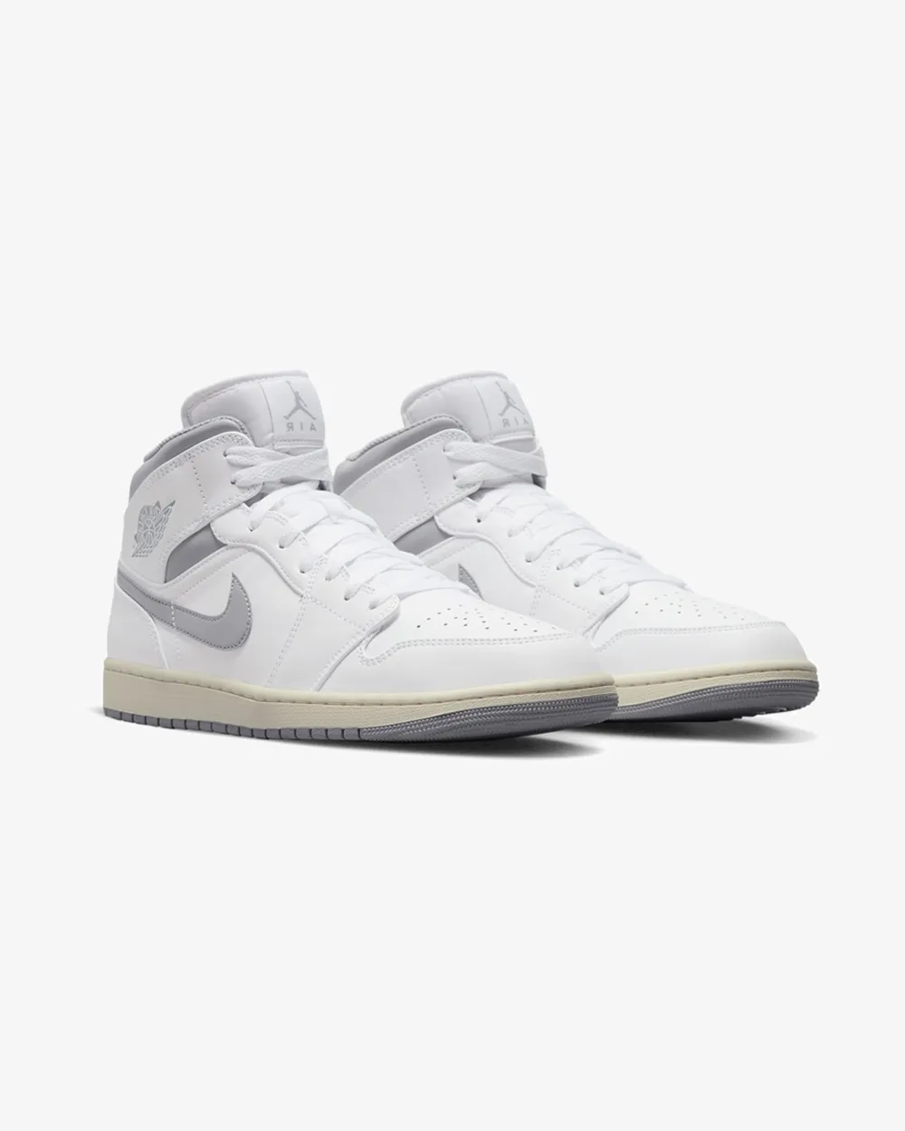 NIKE AIR JORDAN1 MID NEUTRAL GREY GS