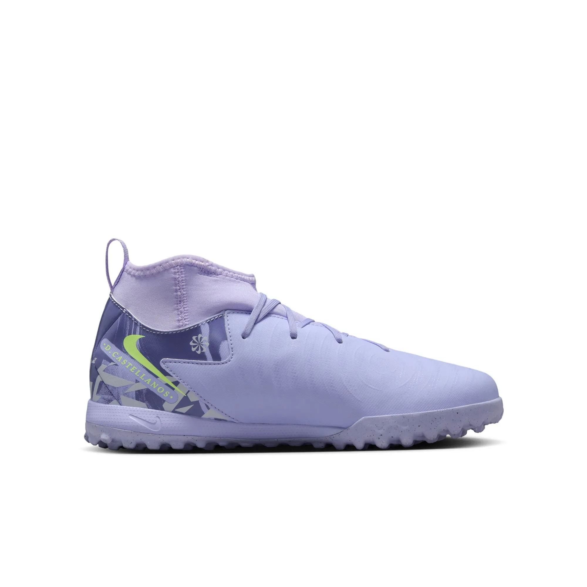 Nike Junior Phantom Luna II Academy TF Turf Soccer Shoes- White
