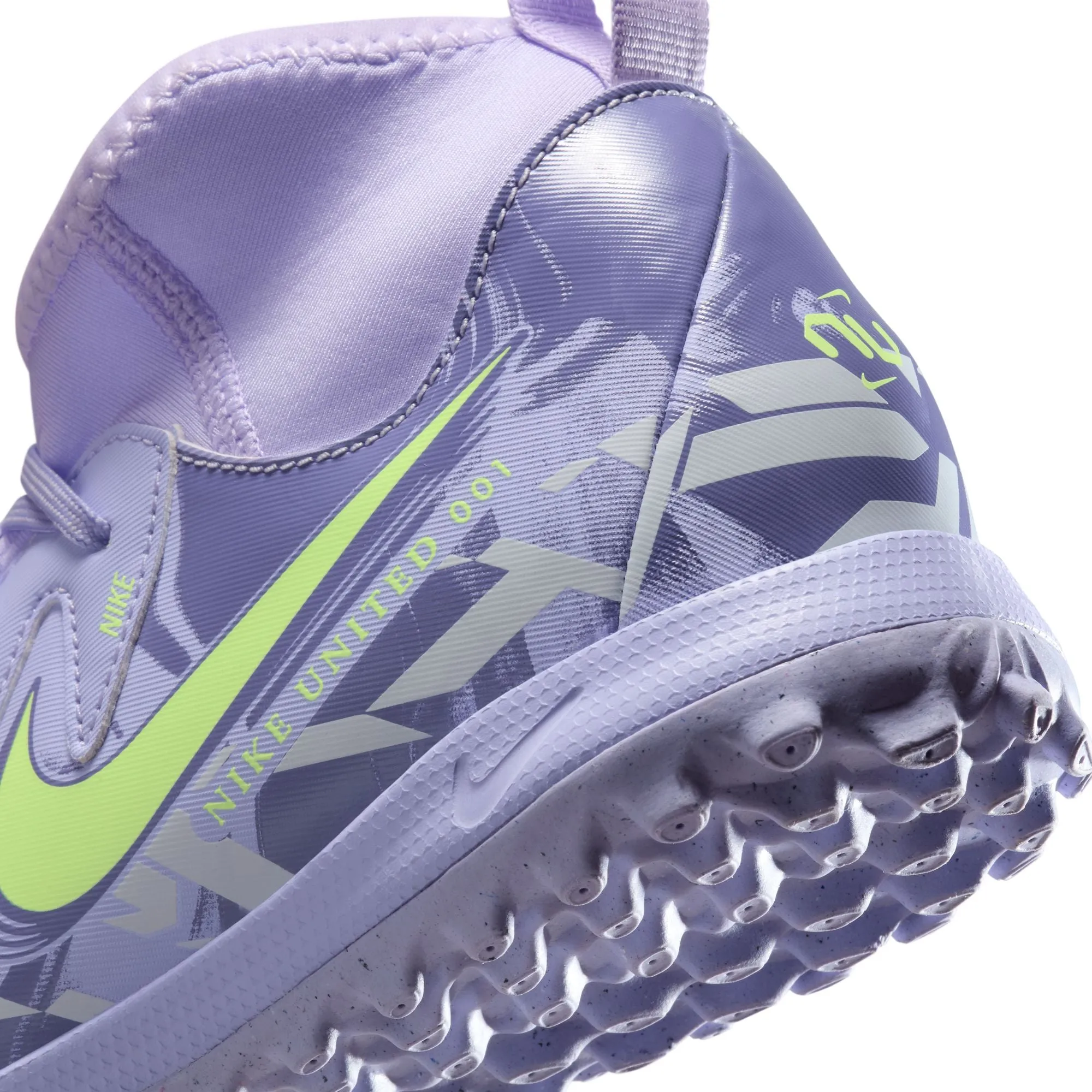 Nike Junior Phantom Luna II Academy TF Turf Soccer Shoes- White