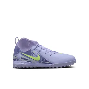 Nike Junior Phantom Luna II Academy TF Turf Soccer Shoes- White