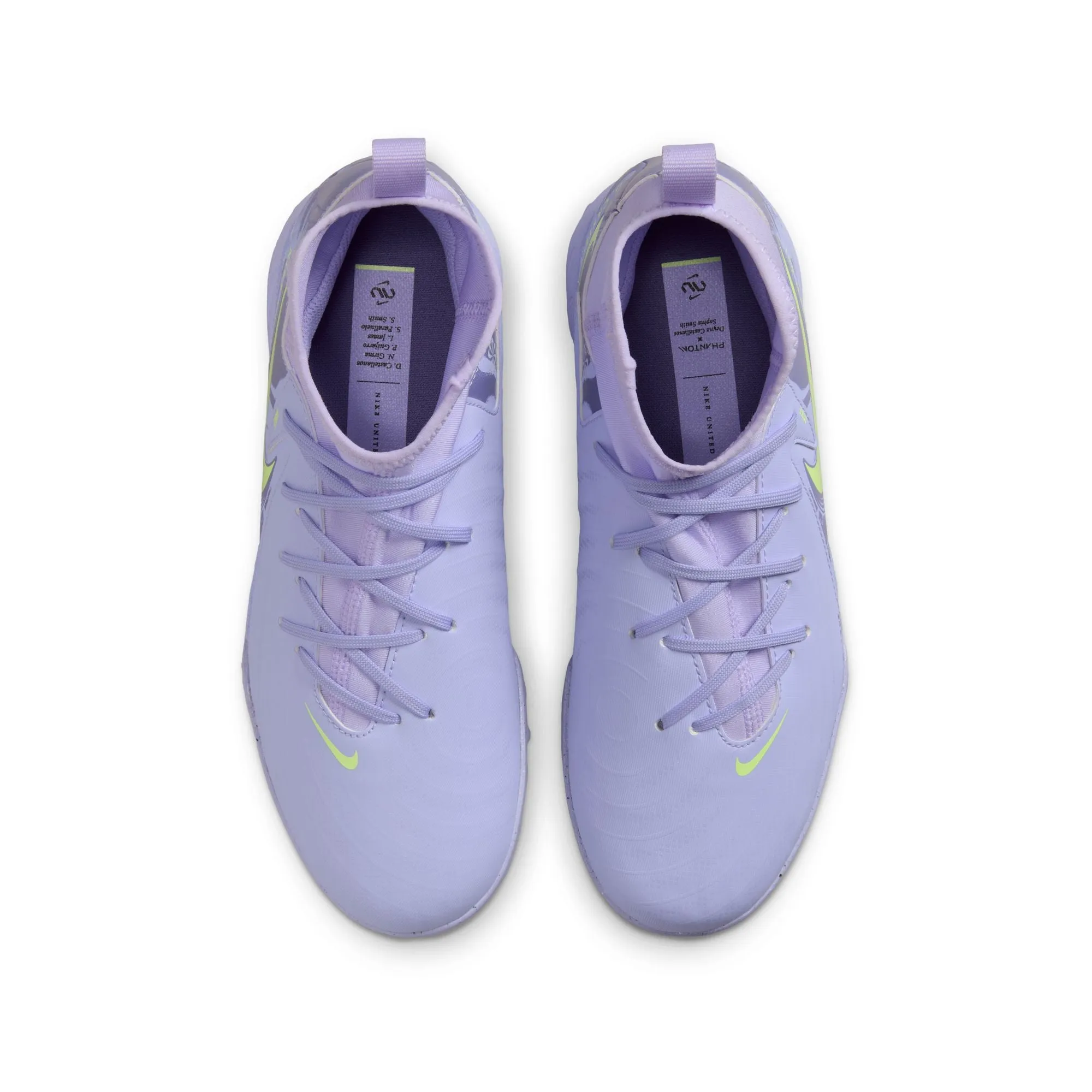 Nike Junior Phantom Luna II Academy TF Turf Soccer Shoes- White