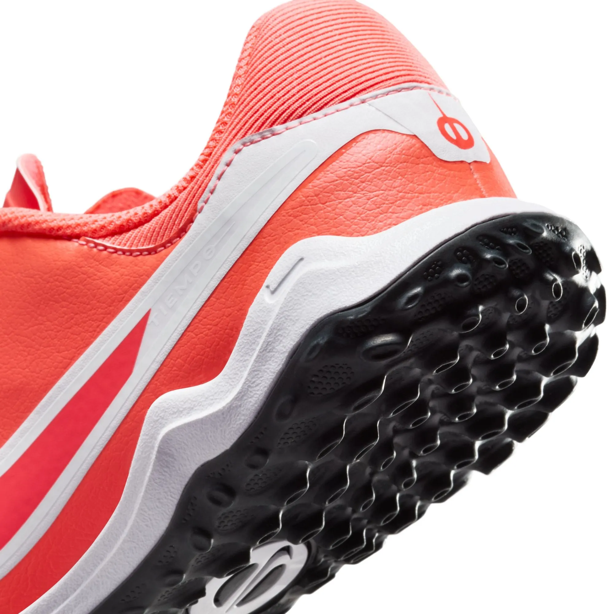 Nike Junior Tiempo Legend 10 Academy TF Turf Soccer Shoes -Hot Lava/White