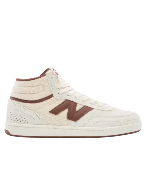 Numeric 440 High V2 Shoes in Sea Salt & Dark Brown