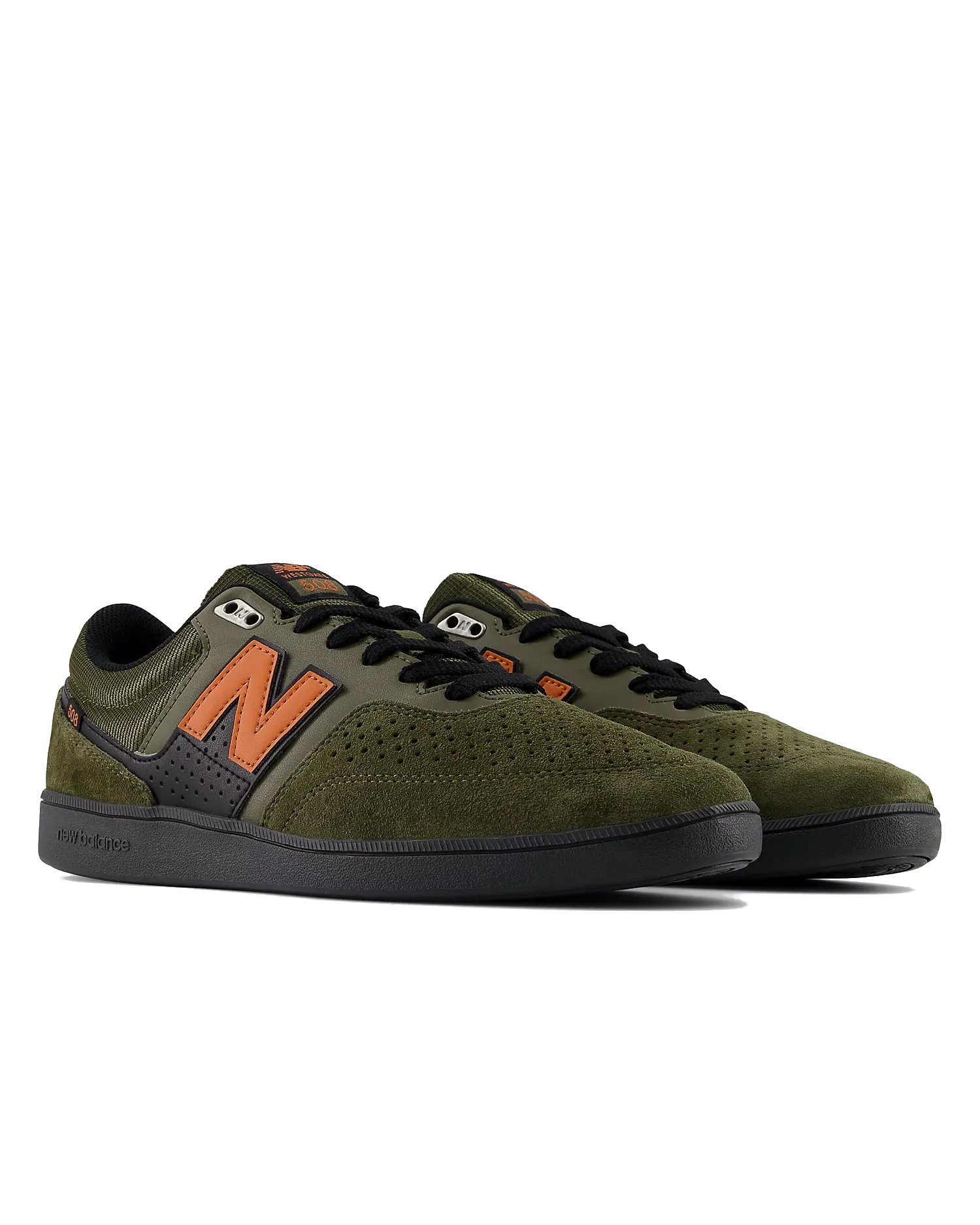 Numeric Brandon Westgate 508 Signature Shoes in Olive & Rust