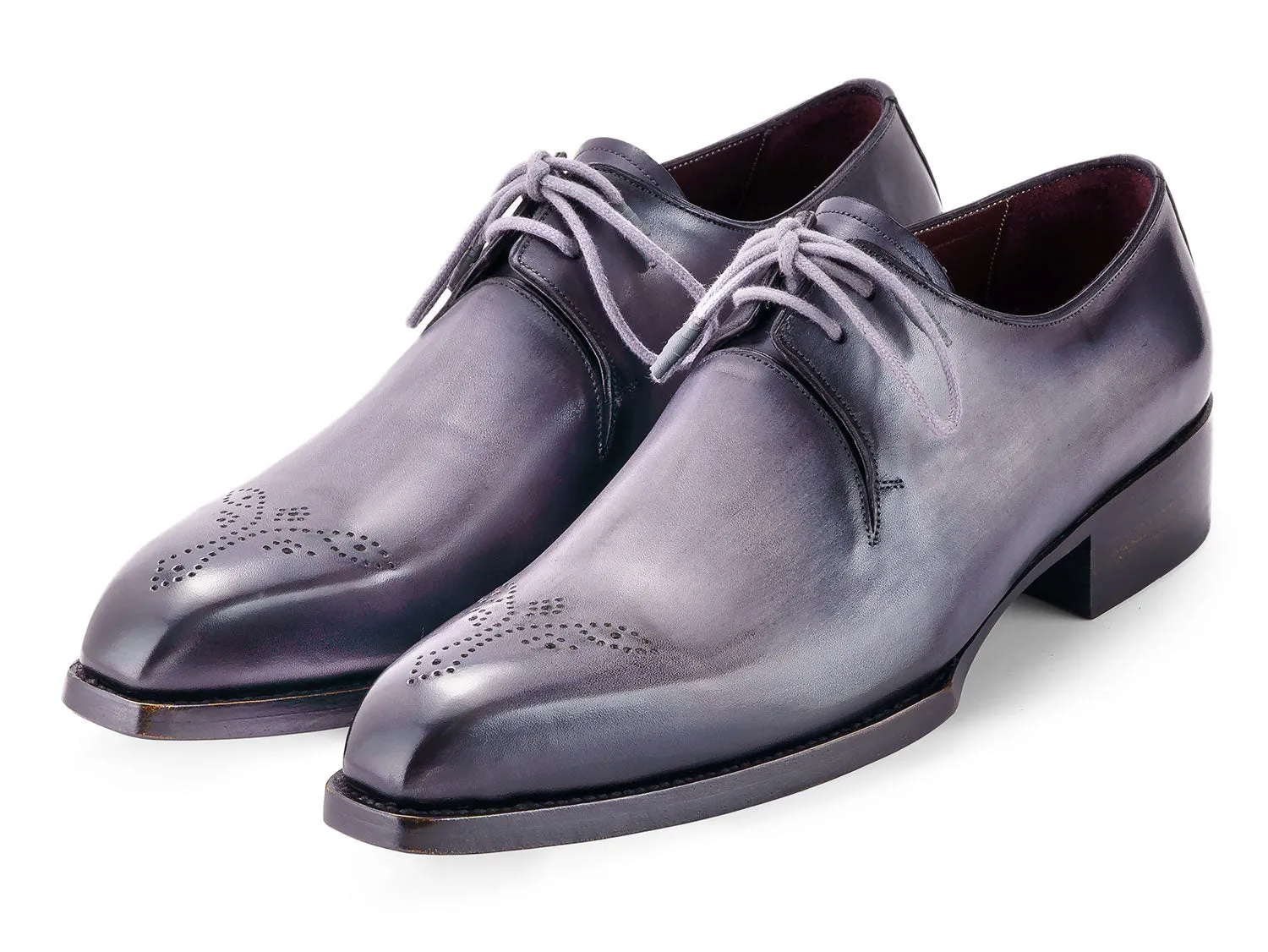Paul Parkman Shoes Paul Parkman Men's Goodyear Welted Derby Shoes in Grey