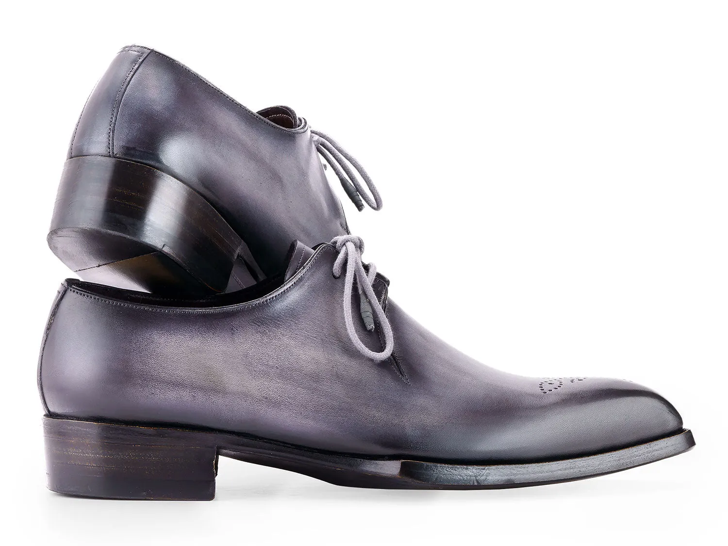 Paul Parkman Shoes Paul Parkman Men's Goodyear Welted Derby Shoes in Grey