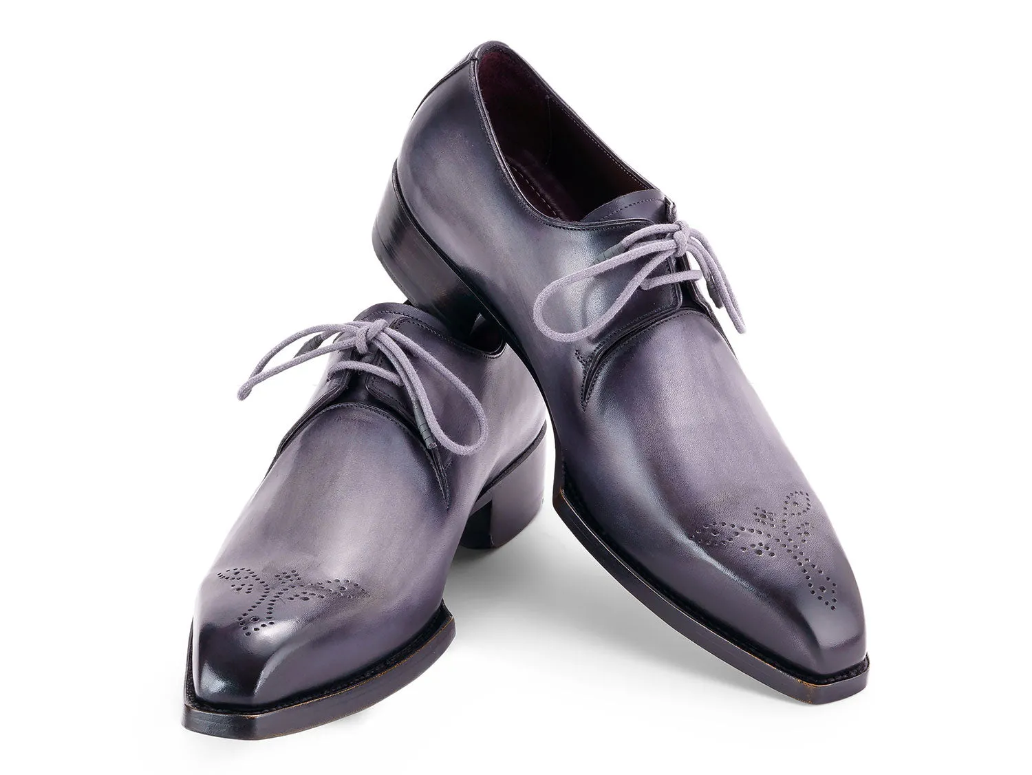 Paul Parkman Shoes Paul Parkman Men's Goodyear Welted Derby Shoes in Grey