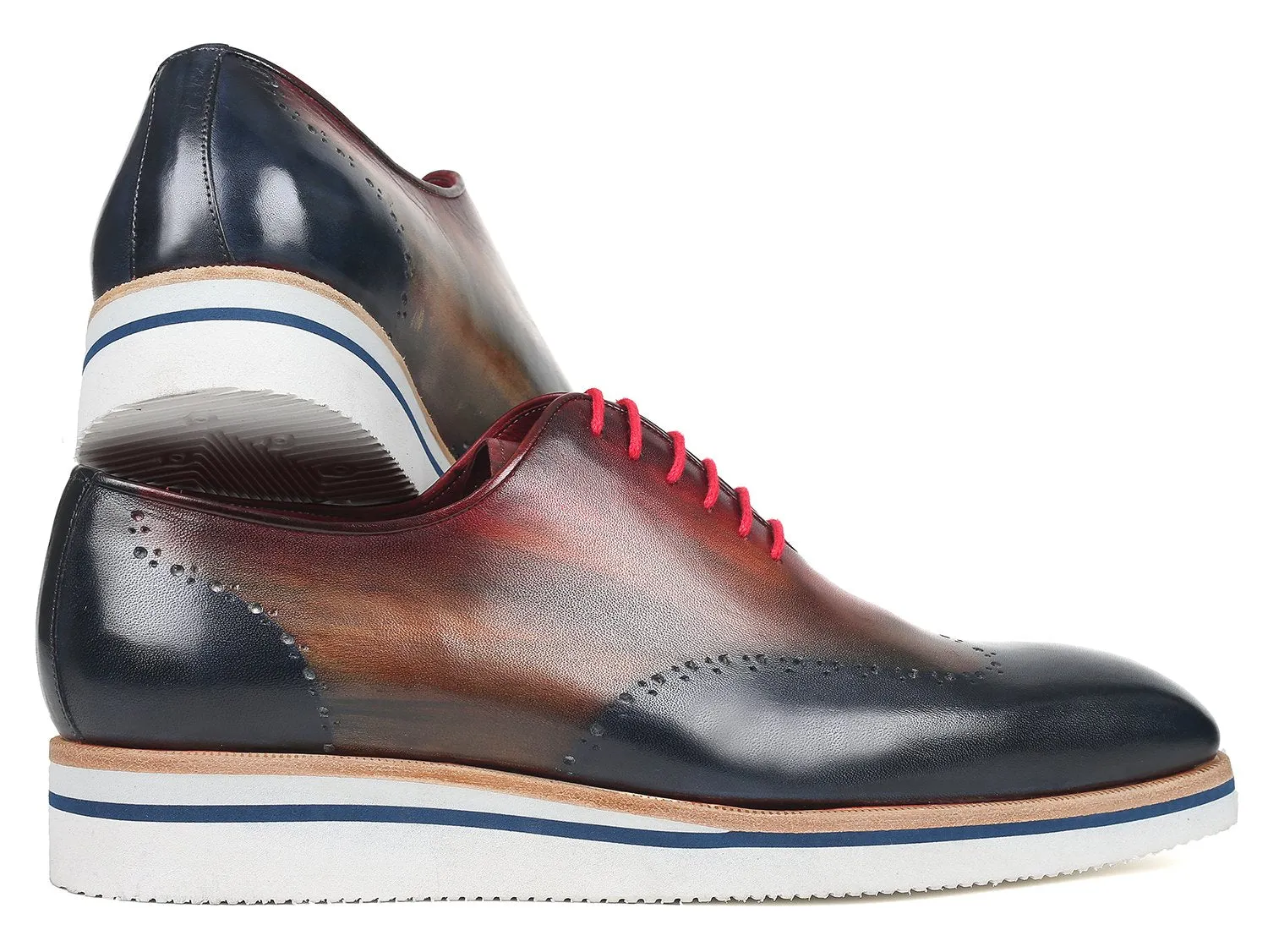 Paul Parkman Shoes Paul Parkman Men's Smart Casual Wingtip Oxfords in Multiple Colors