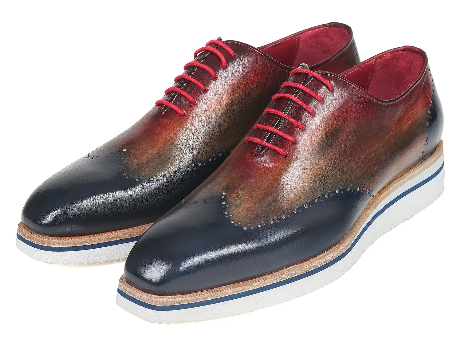 Paul Parkman Shoes Paul Parkman Men's Smart Casual Wingtip Oxfords in Multiple Colors