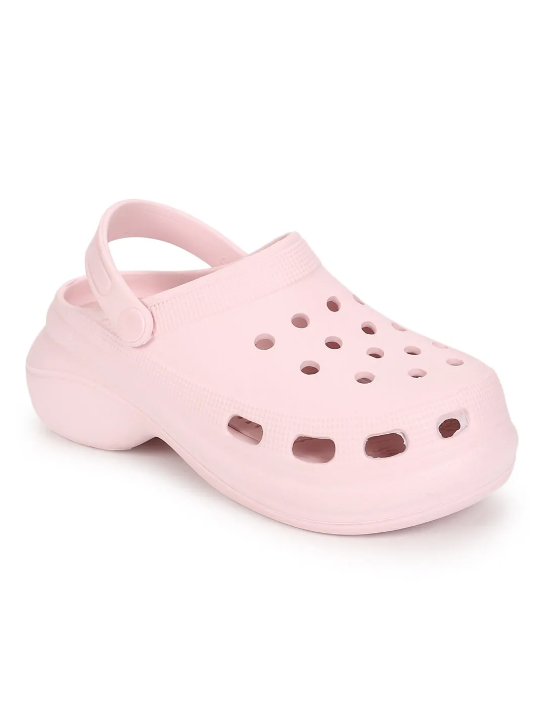 Pink PU Slip-On Croc Flats (TC-RS3479-PNK)