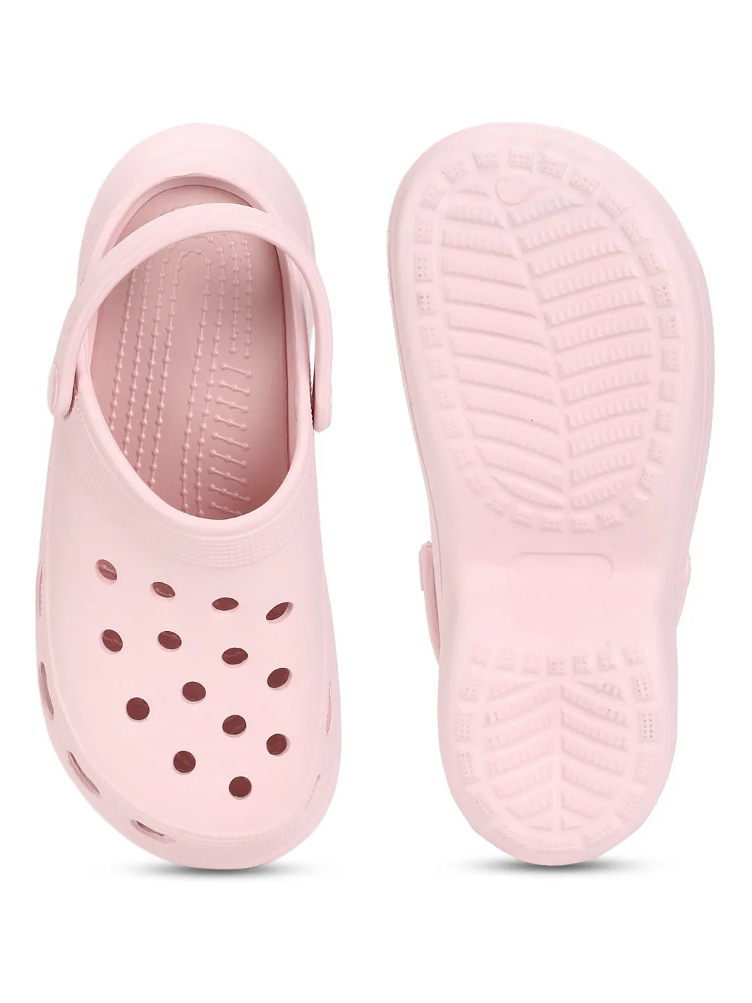 Pink PU Slip-On Croc Flats (TC-RS3479-PNK)