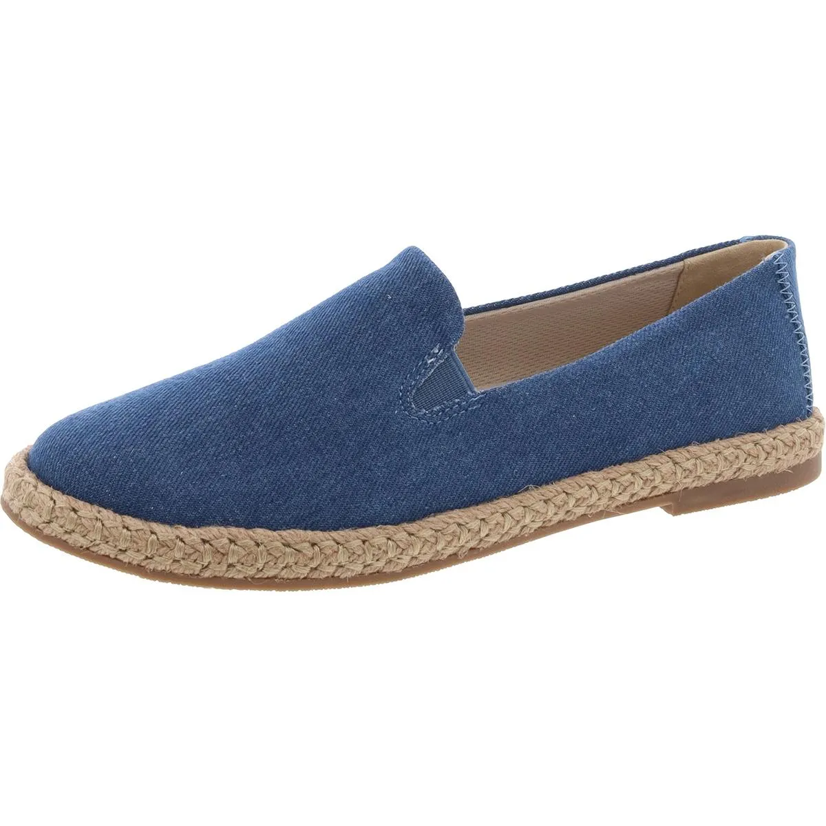 Poppy Womens Denim Boat Shoes