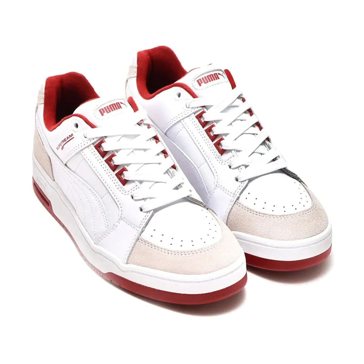 Puma Men's Slipstream Lo White/Burgundy