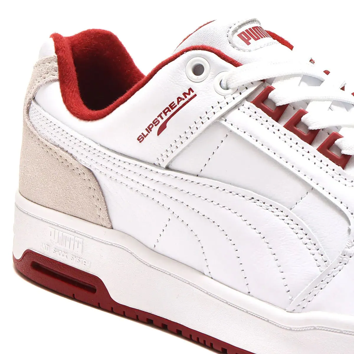 Puma Men's Slipstream Lo White/Burgundy