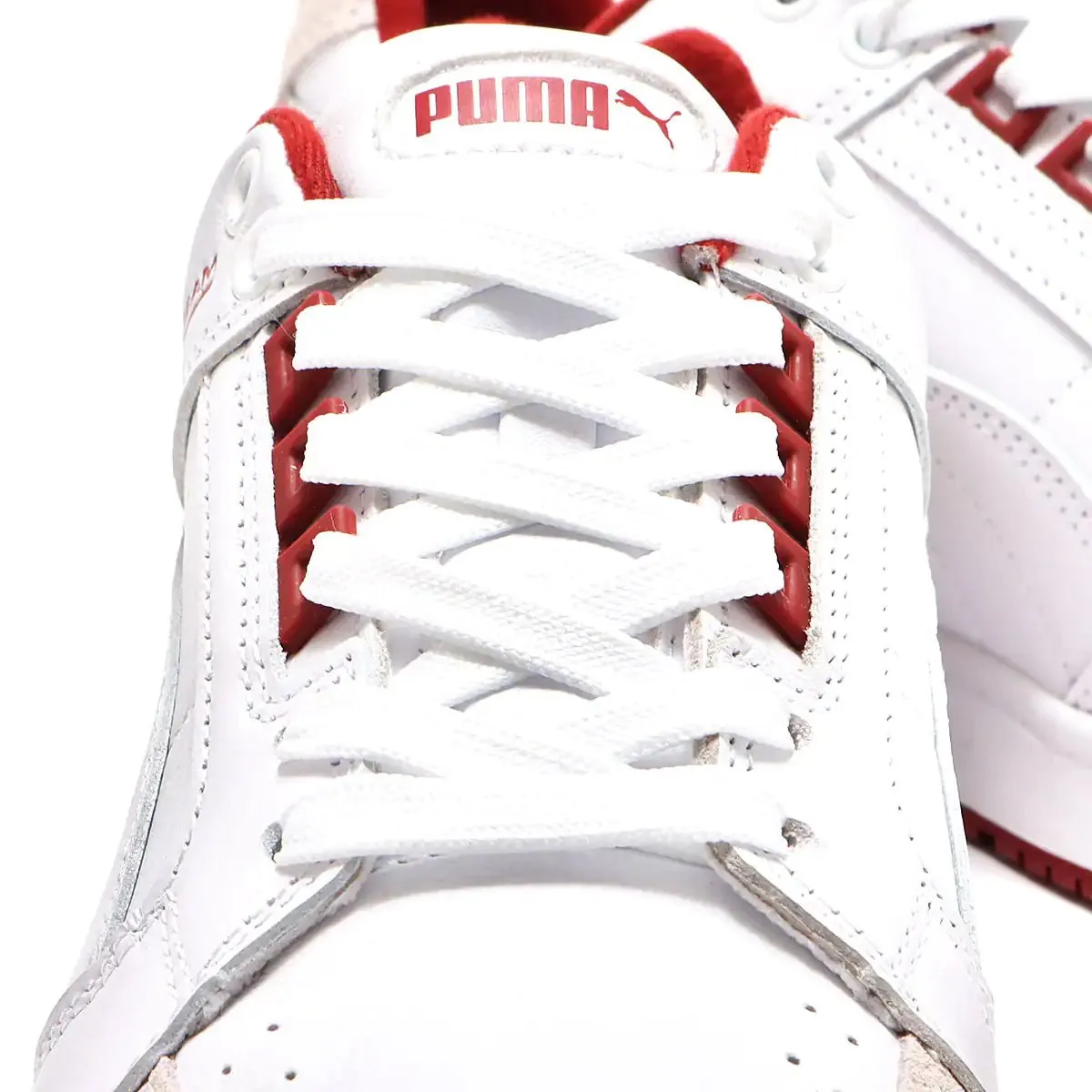 Puma Men's Slipstream Lo White/Burgundy