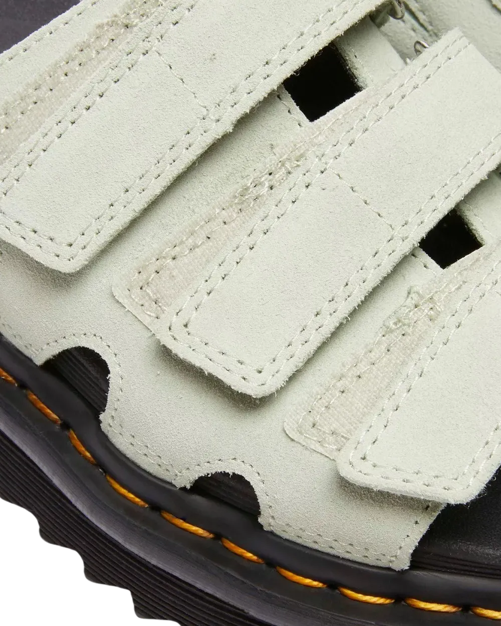Raine Slide EH Suede Sandals in Sage Green