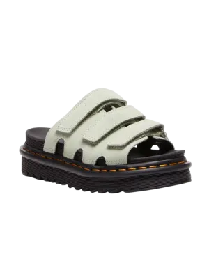 Raine Slide EH Suede Sandals in Sage Green
