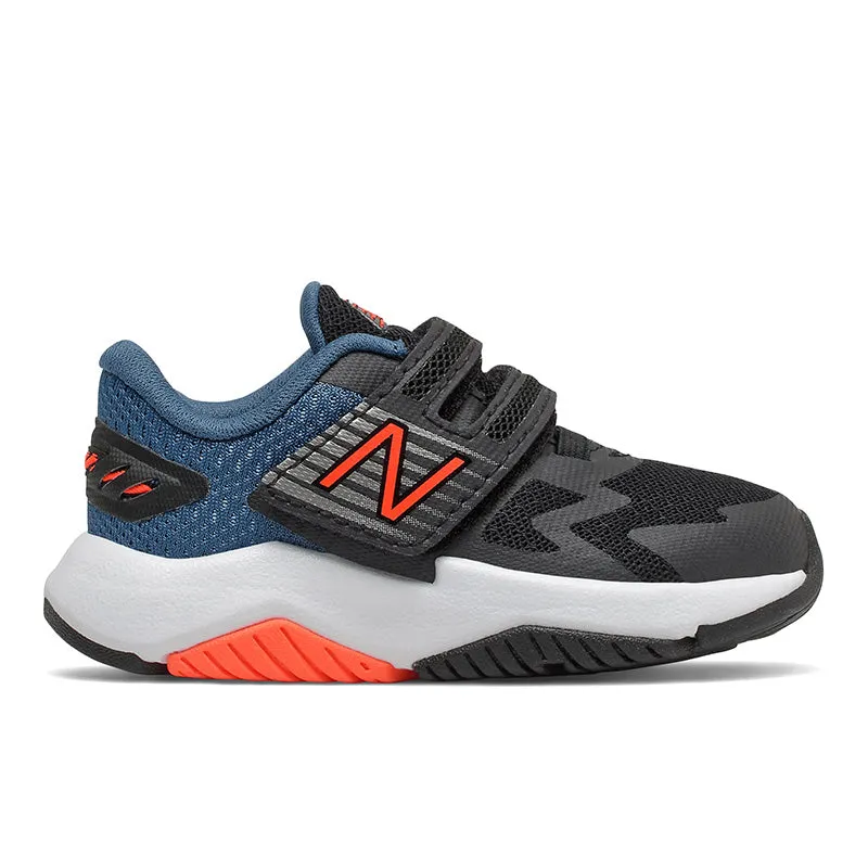 Rave Run - Black with Oxygen Blue and Dynomite - Kids