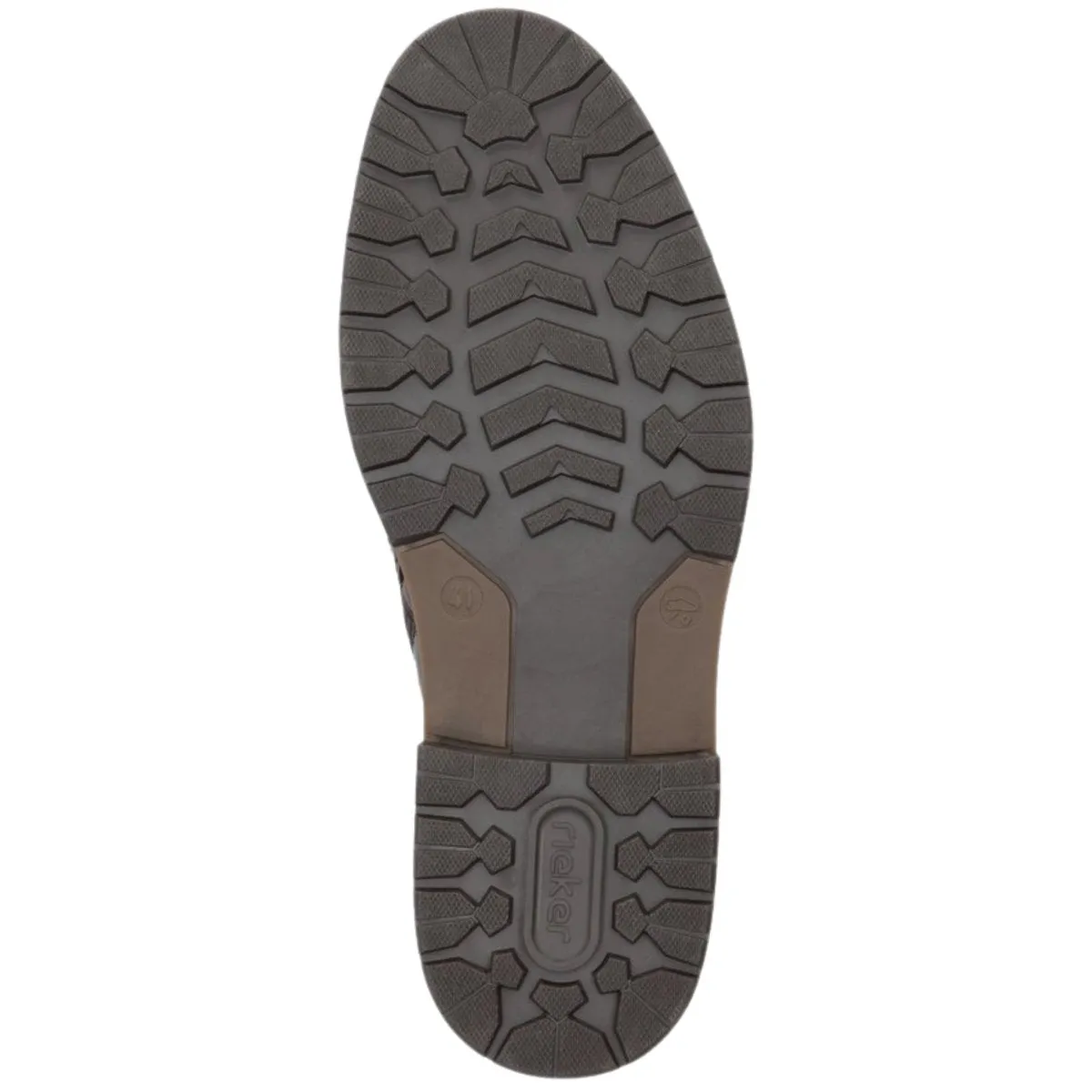 Rieker Men's 13757-25 Chelsea Nougat Brown Leather