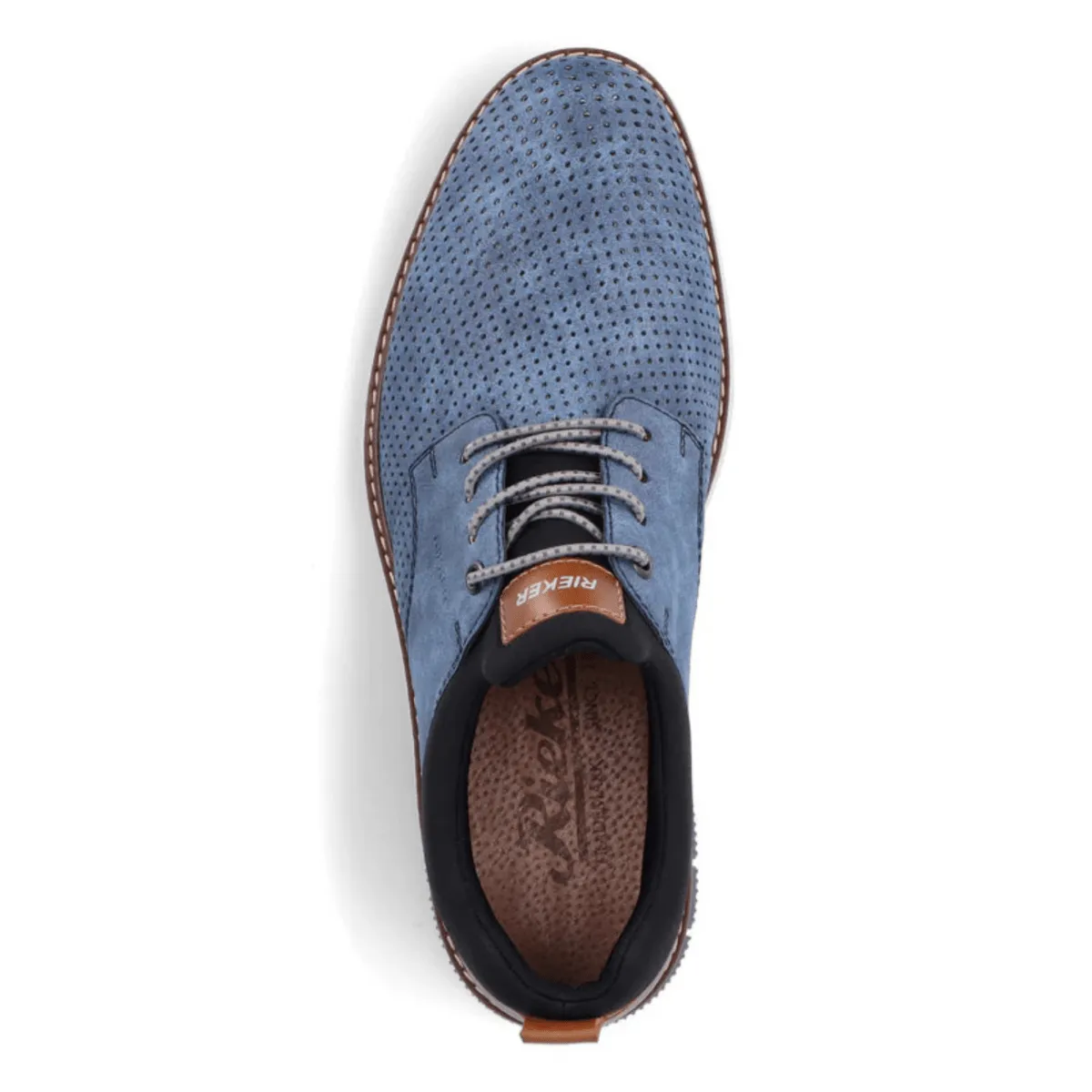 Rieker Men's 14450-14 Dustin Baltic/Amaretto/Black