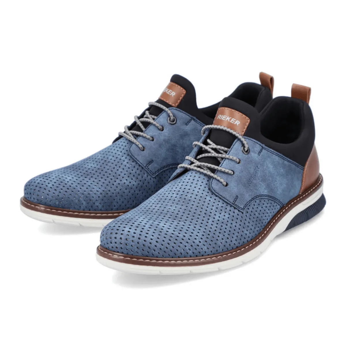 Rieker Men's 14450-14 Dustin Baltic/Amaretto/Black